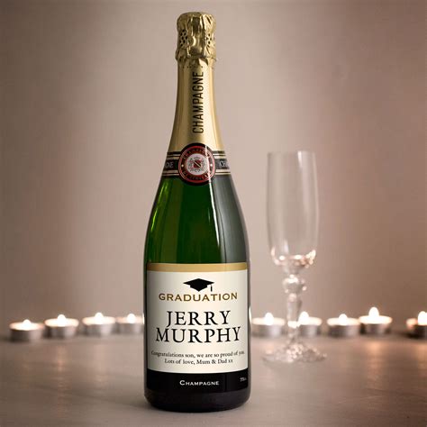 Before you decide what to buy your recent graduate, think about what he or she. Luxury Personalised Champagne - Graduation ...