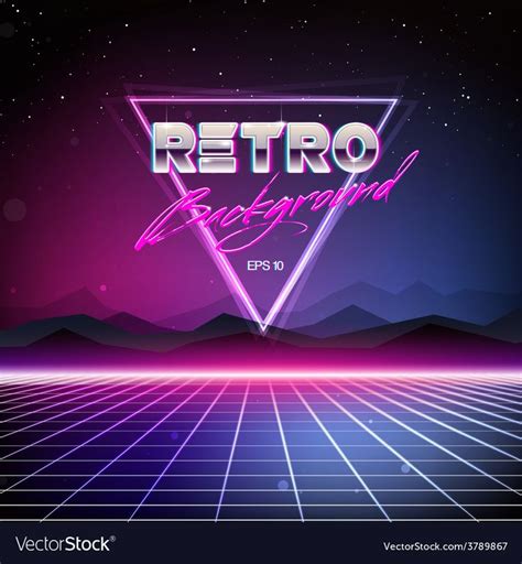 80s Retro Sci Fi Background Download A Free Preview Or High Quality