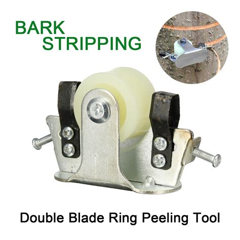 Vole tunnels indicate that the there may be a high risk of trunk girdling in the home orchard. Bark stripping peeling girdling cutter pruning tool garden ...