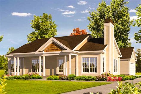 This means that the main rooms usually have a. Country Style Ranch Home Plan - 57307HA | Architectural ...