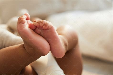 Cute Baby Feet Stock Photos Motion Array