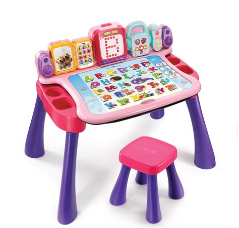 Includes a toy telephone with number pad for. Vtech Explore and Write Activity Desk - Pink - Exclusive ...