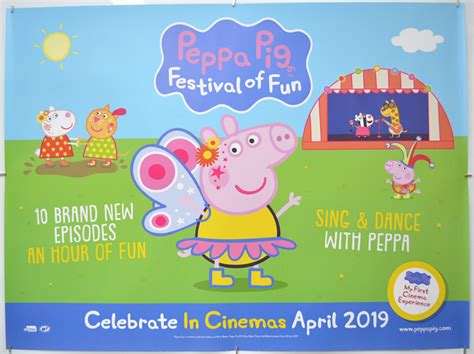 Peppa Pig Festival Of Fun Original Movie Poster