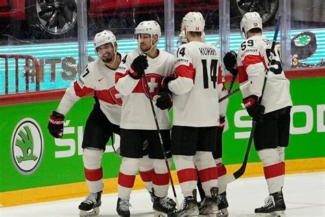 Eishockey Wm Starke Schweizer Besiegen Rekordweltmeister Kanada