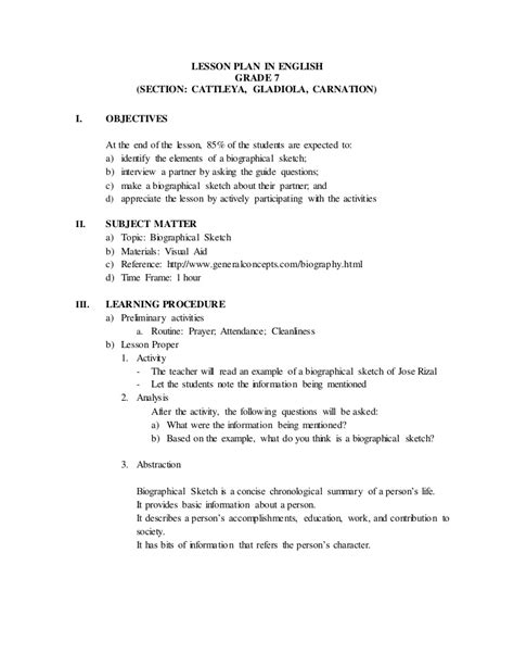Consumerism and financial awareness / money minutes focus skills: Biographical sketch lesson plan