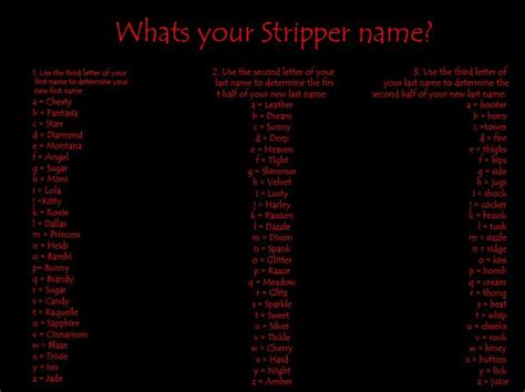 What Is Your Stripper Name Name Games Pinterest