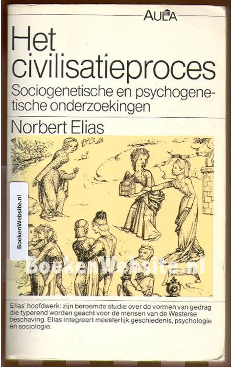 Het Civilisatie Proces Elias Norbert Boekenwebsite Nl