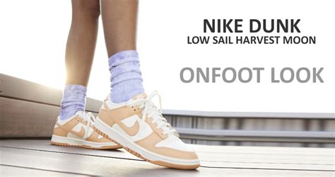 Nike Dunk Low “harvest Moon” On Foot Look Fastsole