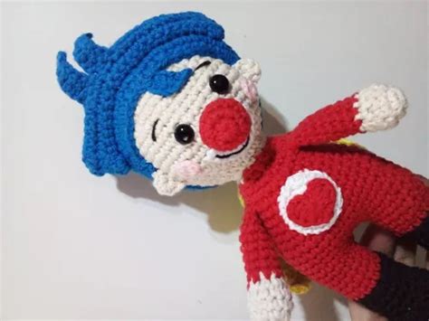 Muñeco Payaso Plim Plim Amigurumi A Crochet Meses sin intereses