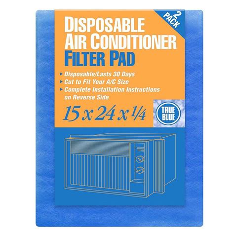 Home Depot Air Conditioner Filter Sizes True Blue 24 In X 36 In X 1