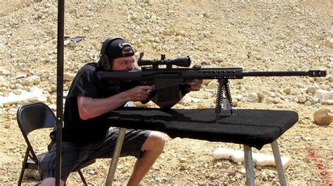 Barrett M82 50 Caliber Semi Automatic Rifle Youtube