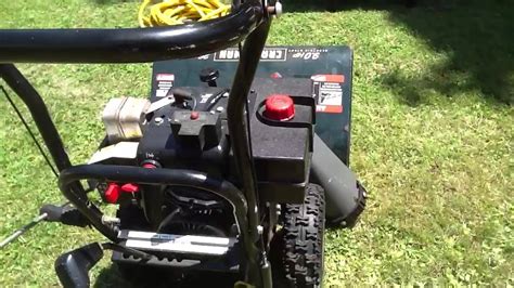 Where do you spray starting fluid on a craftsman snowblower? Craftsman Snowblower - YouTube