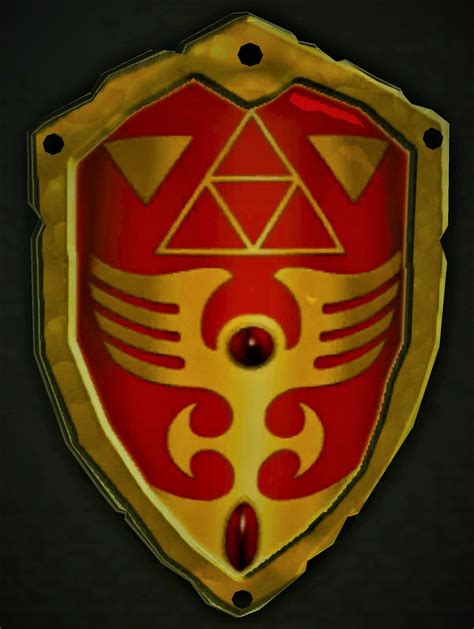 Classic Red Shield The Legend Of Zelda Breath Of The Wild Wiiu Mods