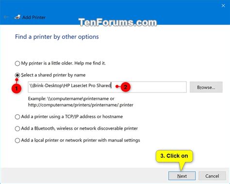 How To Add A Share Printer On Windows 10 Support Portal