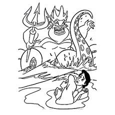 Ursula in a japanese coloring book. Ariel And Ursula Coloring Pages at GetDrawings | Free download