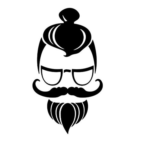 Vector Face Logo Design Crazytips Beard Logo Picsart Tutorial