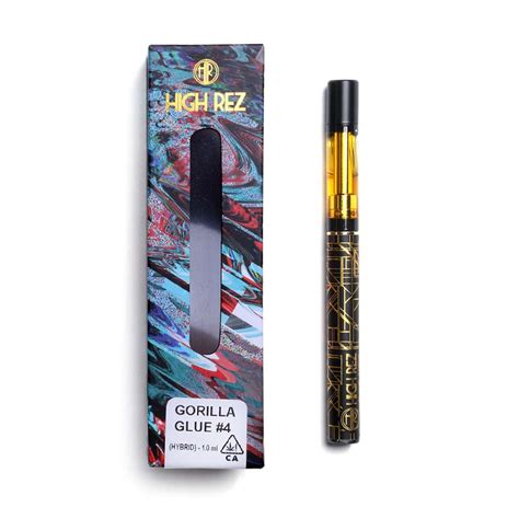 High Rez Live Resin 1g Rechargeable Vape Pen Gorilla Glue Royal Weed