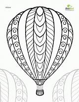 Coloring Balloon Air Printable Colouring Adult Develop Creativity Recognition Ages Skills Focus Motor Way Fun sketch template