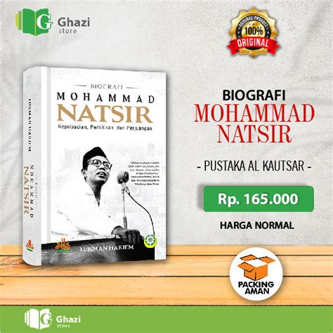 Biografi Mohammad Natsir Sc Lazada Indonesia