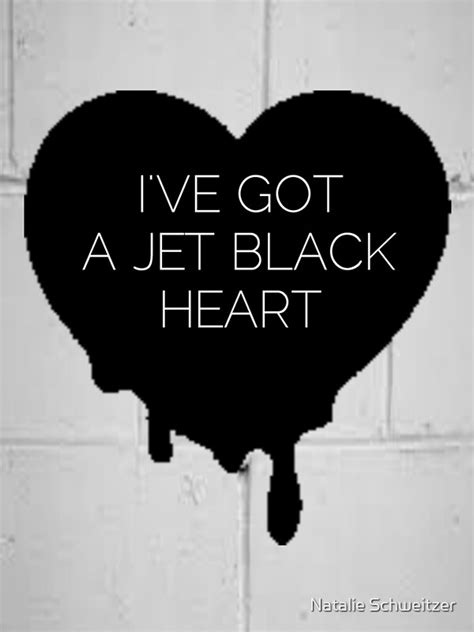 Jet Black Heart Art Prints By Natalie Schweitzer Redbubble