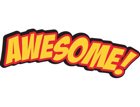 Jeremy awesome is the young new leader of the awesomes. Awesome Word Png & Free Awesome Word.png Transparent ...