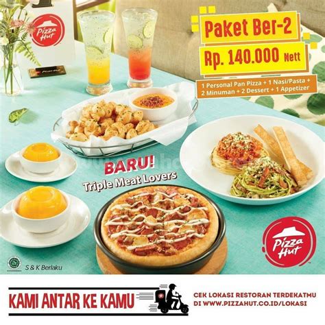 Jun 28, 2021 · promo pizza hut delivery hari ini 31 juli 2021: √ Promo Pizza Hut Harga Spesial Terbaru Paket Berdua Rp ...