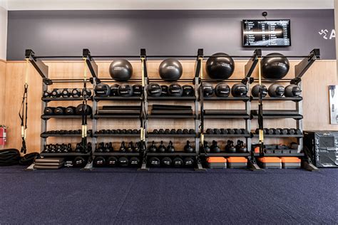 Functional Training System For Group Training With Accessory Storage