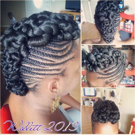 Whether you choose to go for a regular mohawk cur or a fake hawk, it's up to you. Braided mohawk | Hair styles | Pinterest | Braided mohawk ...