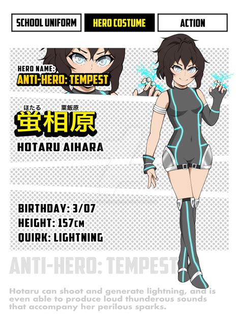 Bnha Oc Hotaru Hero Costume By Cherryblossomx6 On Deviantart Hero
