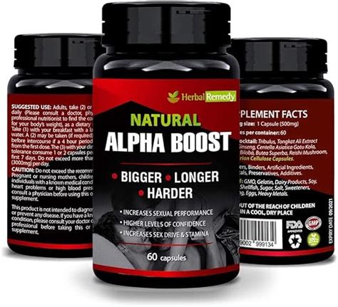 Alpha Boost Sexual Enhancement Pills Male Libido Enhancer