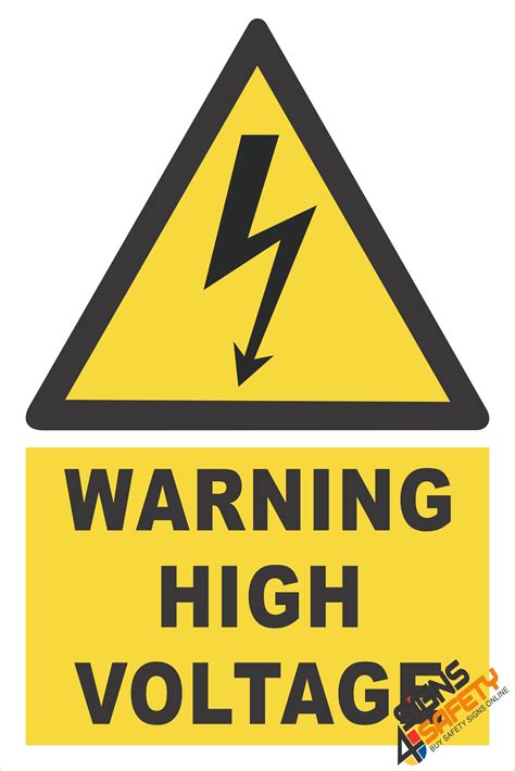 High Voltage Safety Signs