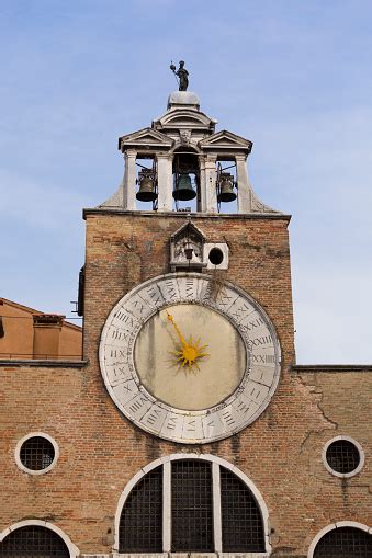 Clock On San Giacomo Di Rialto Church Stock Photo Download Image Now