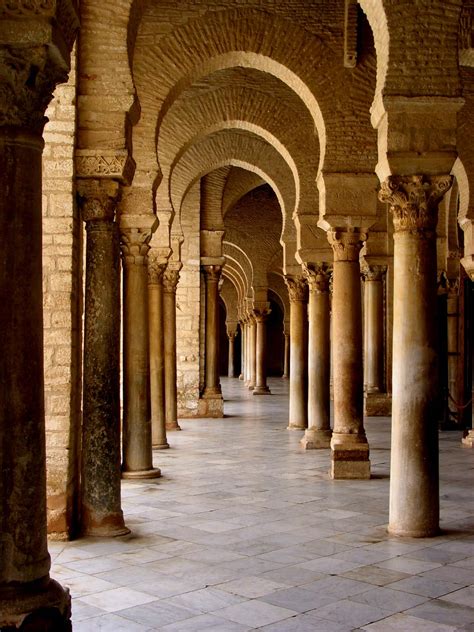 Fichierancient Roman Columns In The Great Mosque Of Kairouan  Vrogue