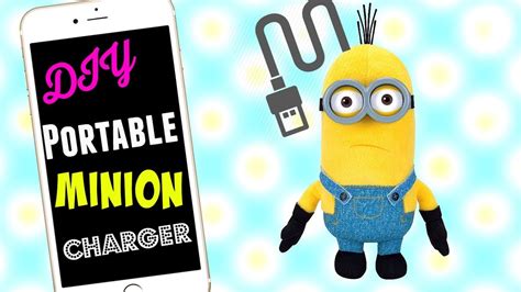 We had a need for a portable charger. DIY Portable Cell Phone Charger | Tumblr Charger | DIY Crafts DIY Minions - YouTube