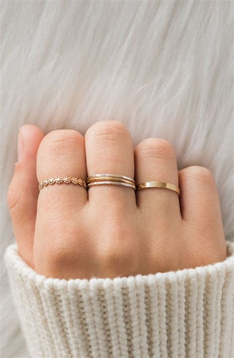 Dainty Rings A Feminine Ring Stack That Is Perfect For Any Occasion