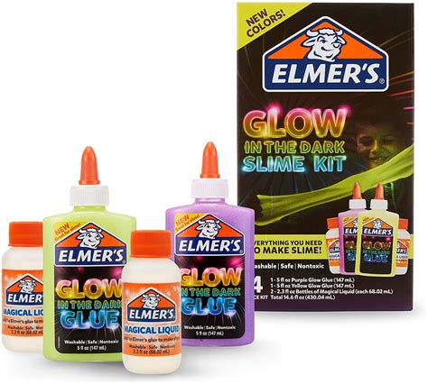 Elmers Glow In The Dark Slime Kit Shop876kids
