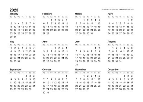 Free Printable Calendars And Planners 2023 2024 And 2025