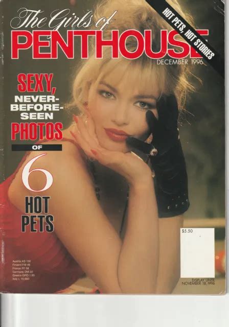THE GIRLS OF PENTHOUSE Vintage Adult Magazine Dec 1996 19 95 PicClick