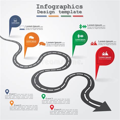 Mapa De Estradas Da Rua No Fundo Quadriculado Infographics Do Neg Cio