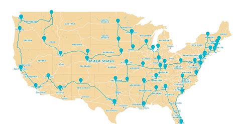 This Is The Best Road Trip Map For Anyone Who Wants To Eat Their Way
