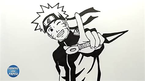 How To Draw Naruto Shippuden Drawing Doodle Art For Kids Youtube