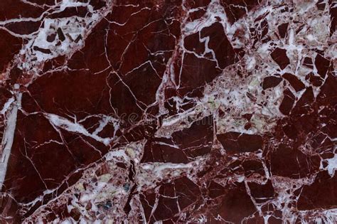 The Polished Red Marble The Finishing Stone Texture Stock Photo