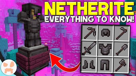 Minecrafts New Best Gear Complete Netherite Guide 116 Nether Update Youtube