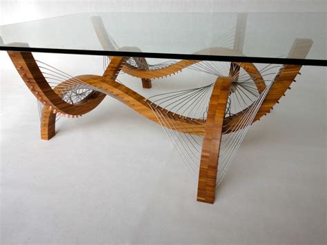 When you add these tables for a lounge or family area, you … Undulating Bamboo Tables : sculptural coffee table