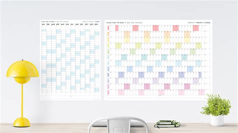 2023 Giant Wall Calendars Plan The Things