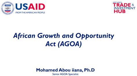 African Growth And Opportunity Act Agoa Shea Market