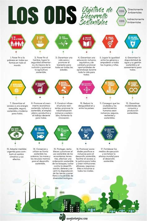 Cuáles son los 17 ODS Objetivos de Desarrollo Sostenible