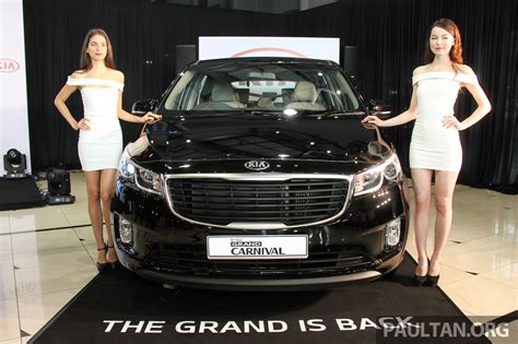 Naza kia malaysia, the official distributor of kia vehicles in malaysia, have revealed a new variant of their popular kia grand carnival mpv, the kia grand carnival 2.2d sx. Kia Grand Carnival launched in Malaysia - 2.2 CRDI, three ...