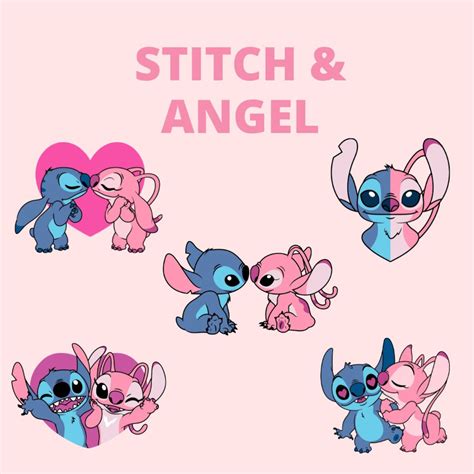 Stitch Y Angel SVG