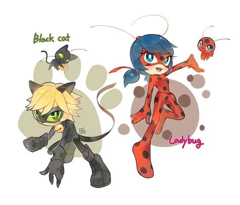 ladybug and cat noir | ♥⚫️️Ladylove⚫️♥️ | Pinterest | Ladybugs and Cats